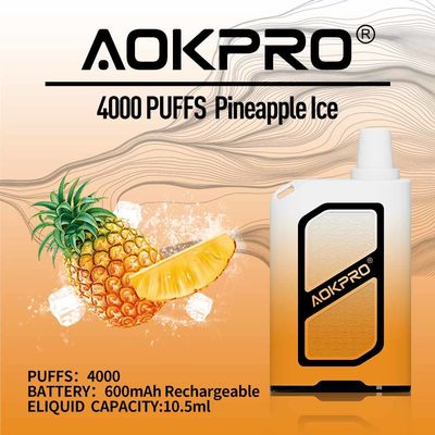 AOKPRO 15ml prellenó el soplo de Vape 4000 de la nicotina de la barra 50mg del duende