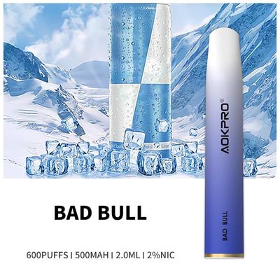 La sal 600 de la nicotina de la PC 20mg de la categoría alimenticia sopla Vape disponible a la barra de la hélice
