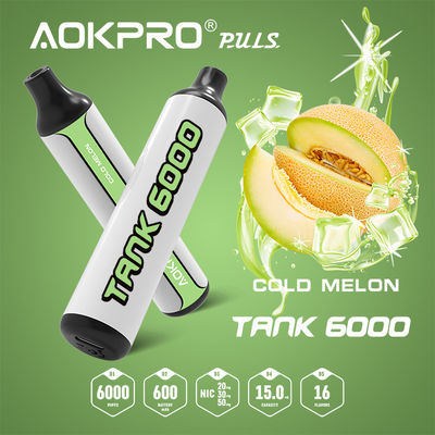 6000 soplo disponible de acero inoxidable del hielo del melón del cigarrillo de los soplos PCTG E