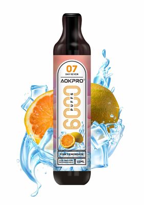 El drenaje disponible prellenado de la nicotina del soplo 15ml 6000 activó las vainas Vapes 1.1Ohm