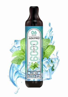 6000 el soplo Vape condimentado disponible duradero encierra el tanque USB-C del Sub-ohmio