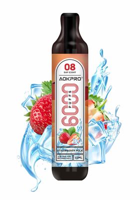 6000 jugo disponible de Vape de la nicotina de la malla 20mg de Nic Salt Vape 1.1Ohm del soplo