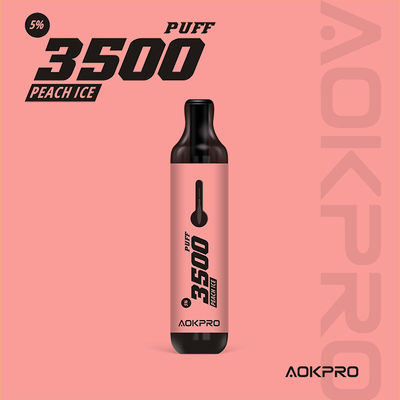 El soplo 3500 condimentó el cigarrillo disponible 12ml del hielo E del melocotón de Vapes