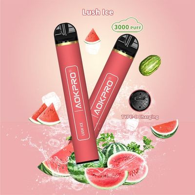 3000 barra recargable del duende de la sandía de Eliquid 8ml de la barra del soplo 600mAh
