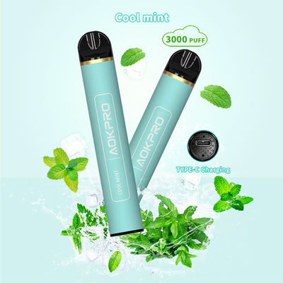 USB-C que carga 3000 la sal Nic Disposable Vapes de la barra 20mg del soplo