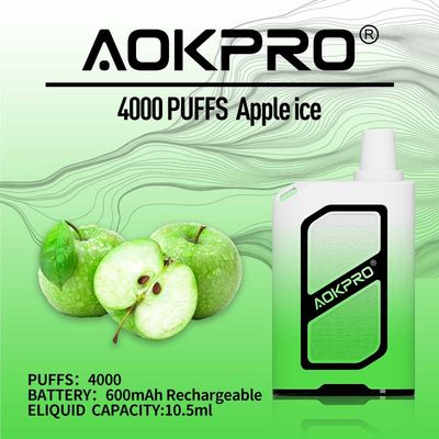 Capacidad disponible 10.5ml del E-líquido de la caja de Vape del soplo del NIC 4000 del 5%