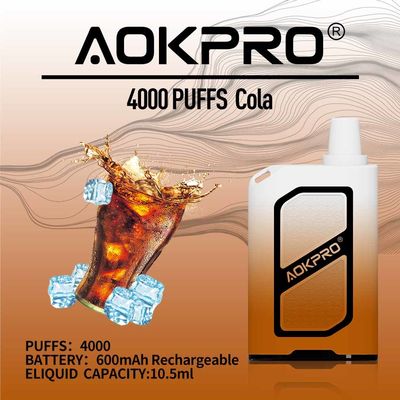 Las MTL 4000 soplan la pluma disponible 600mAh USB-C recargable de Vape