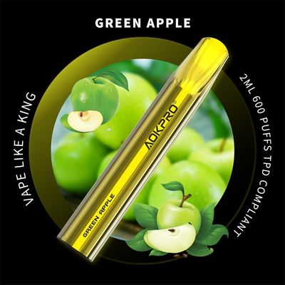 Barra disponible Vapes del duende del dispositivo de la vaina de la nicotina 20mg 600 soplos