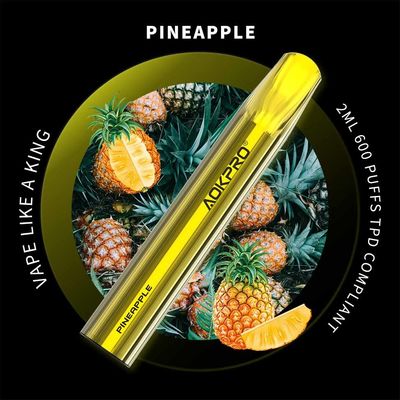 Sabores líquidos disponibles de la barra del duende del dispositivo 2ml E de la vaina de la piña 20MG