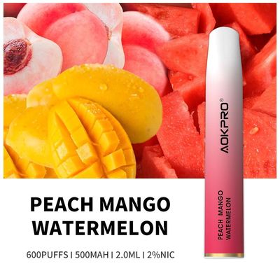 La nicotina 600 del 2% sopla Vape disponible 2ml condimentó las plumas de Vape