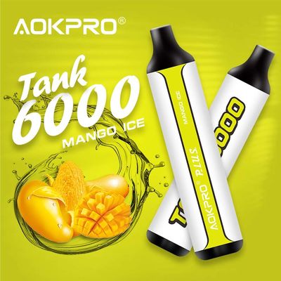 El hielo 6000 del mango de la activación del drenaje sopla Vape disponible 15ml Eliquid prellenado